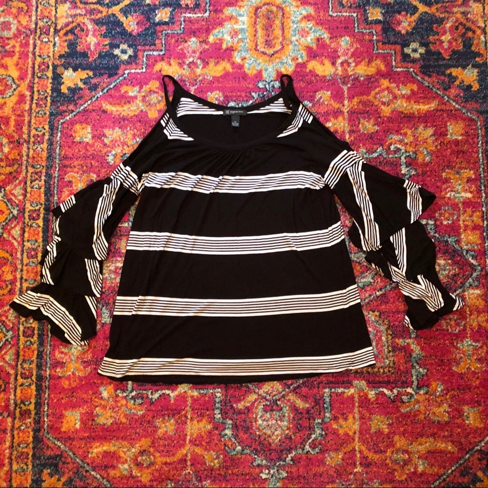 INC INTERNATIONAL CONCEPTS  Cold Shoulder Top 0X - Picture 8 of 8